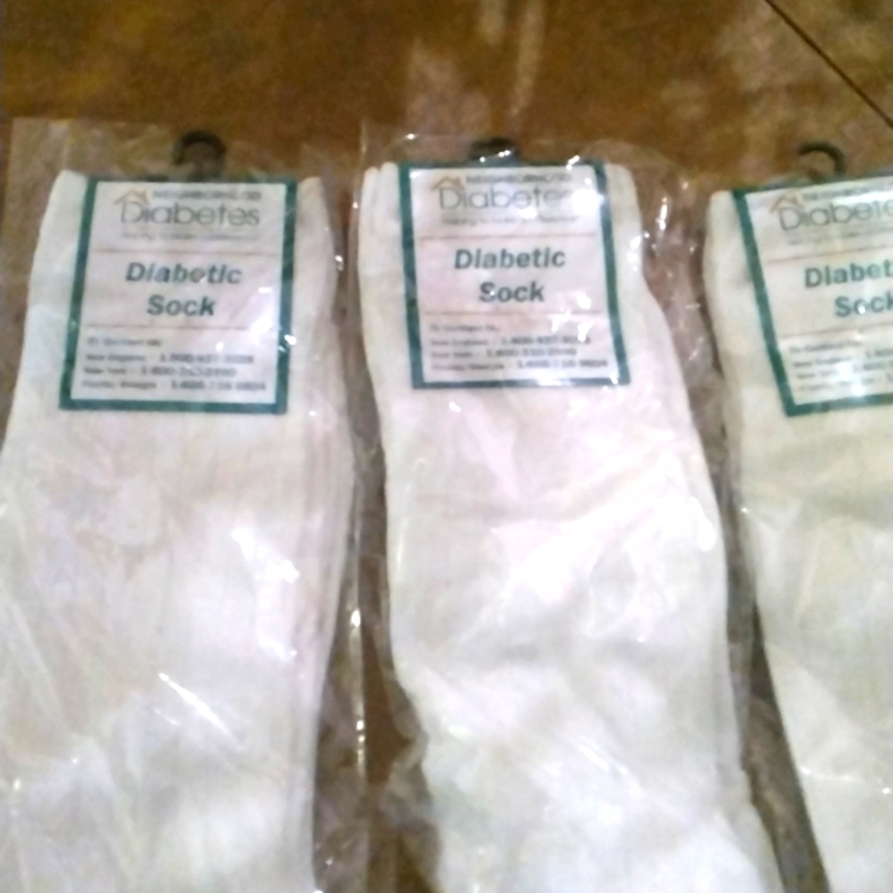 COPY - 10 pairs new diabetic socks 9-11